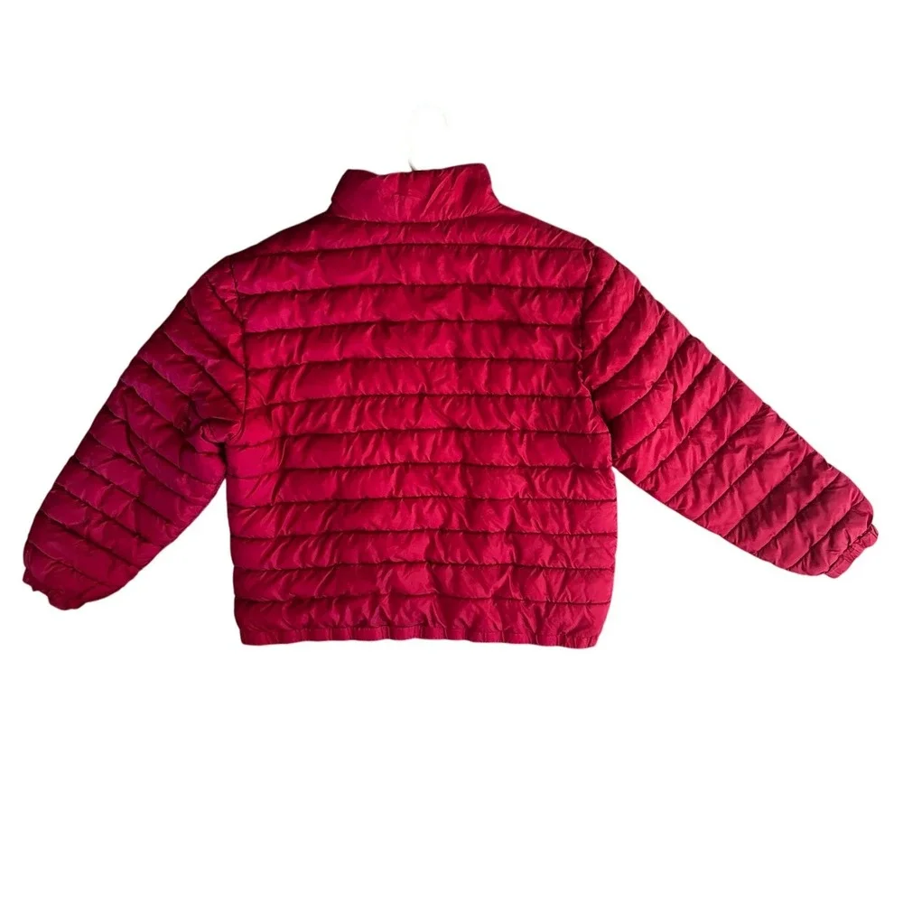 True Religion Red Quilted Puffer Jacket Men's XL